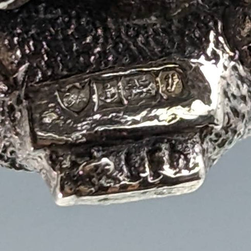 UK Country Artists Owl Sterling Silver Sculpture Figurine